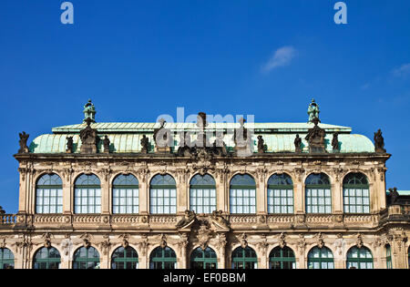 Detail of the Zwinger in Dresden. Stock Photo