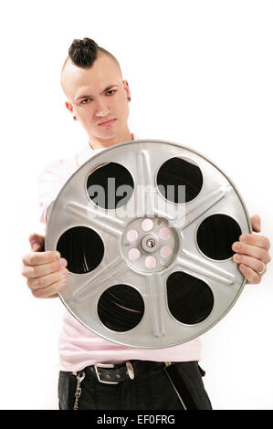 Man holding 35mm film reel hi-res stock photography and images - Alamy
