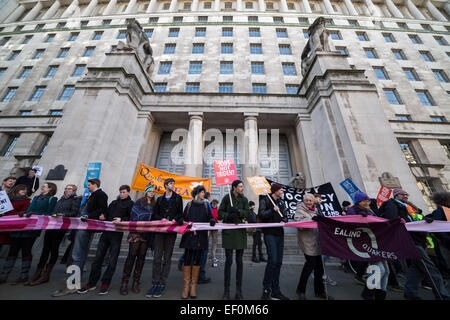 London, UK. 24th Jan, 2015.  Wrap up Trident Mass Protest March Credit:  Guy Corbishley/Alamy Live News Stock Photo