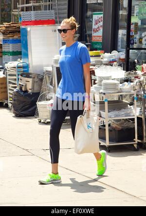 Taylor Swift and Karlie Kloss out and about together  Featuring: Karlie Kloss Where: New York City, New York, United States When: 22 Jul 2014 Stock Photo