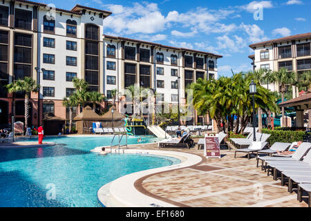 Orlando Florida,International Drive,Sheraton Vistana Villages Resort Villas,rental,hotel,swimming pool area,FL141121002 Stock Photo