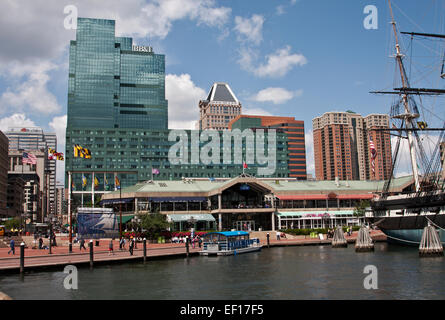 Harborplace and The Gallery mall, Inner Harbor, Baltimore, Maryland ...