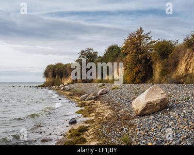 On shore of the Baltic Sea on the island Ruegen (Germany) Stock Photo