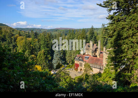 Cragside House, Northumberland, England Stock Photo