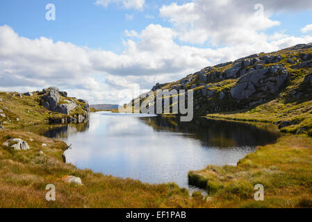 Dow Loch, Rig of the Jarkness and Craiglee walk, Galloway Hills, Dumfries & Galloway, Scotland Stock Photo