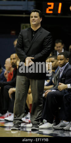 Arizona head coach Sean Miller in the first half during an NCAA college ...