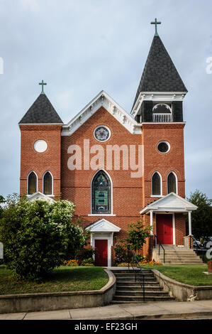 Bethany Lutheran Church, 109 First Avenue, Brunswick, Maryland Stock Photo