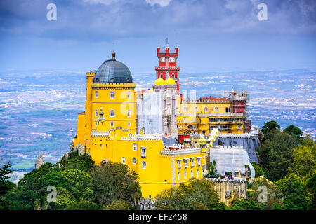 Sintra, Portugal at Pena National Palace Stock Photo