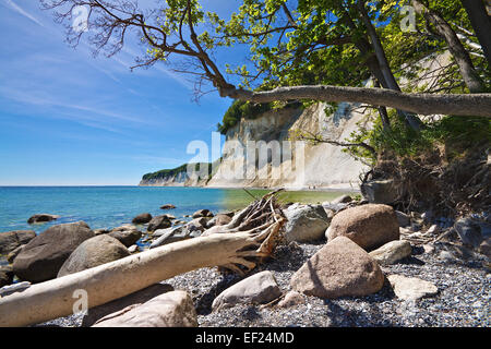 The Baltic Sea coast on Ruegen (Germany) Stock Photo