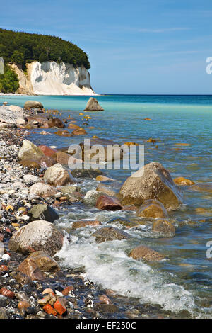 The Baltic Sea coast on Ruegen (Germany) Stock Photo