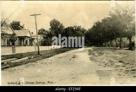 Jackson Ave, Ocean Springs, Miss 154 Stock Photo