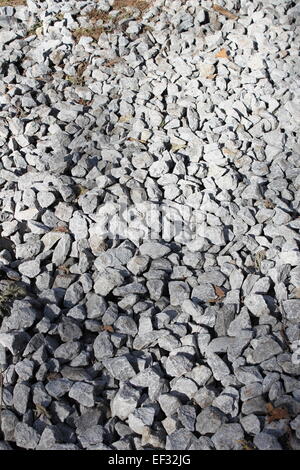Detailed view of a gravel path Stock Photo
