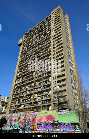 Trellick Tower, 5 Golborne Road, Kensington and Chelsea, London W10 5PL, United Kingdom Stock Photo