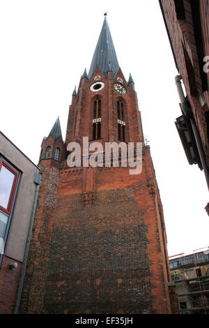 The St. Petri Church in Buxtehude's Old Town is over 700 years old. The organ was built by Philipp Furtwängler. Photo: Klaus Nowottnick Date: October 25, 2013 Stock Photo