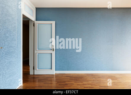 Interior, apartment empty in style classic, large room Stock Photo