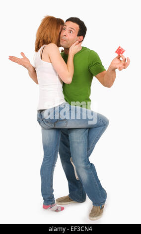 Couple embracing Stock Photo