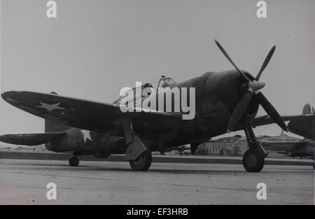 WW2 two photos of American fighter plane taxing on tarmac WW2 two photos of American fighter plane taxing on tarmac