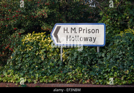 General View GV of HM Prison Holloway, Parkhurst Road, London N7 0NU Stock Photo