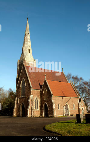 Witton Cemetery chapel, Birmingham, UK Stock Photo