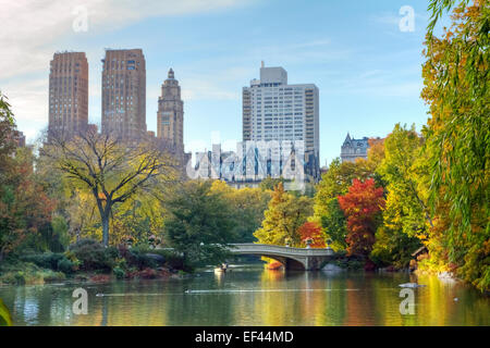 New York City - Central Park in Fall Stock Photo