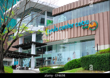 Entrance to new Ayala Center extension Cebu City Philippines Stock Photo