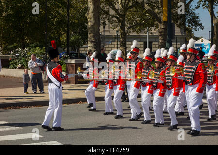 Polish American parade Philadelphia PA Stock Photo