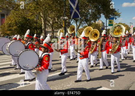 Polish American parade Philadelphia PA Stock Photo