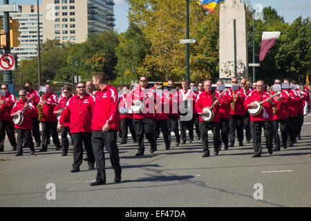 Polish American parade Philadelphia PA Stock Photo