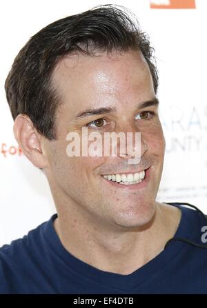 106.7 LITE-FM's Broadway in Bryant Park concert series, week 3.  Featuring: Jeremy Stolle Where: New York, New York, United States When: 24 Jul 2014 Stock Photo