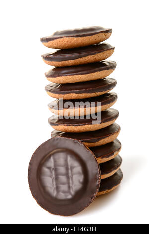 Jaffa Cakes, Cut Out. Stock Photo