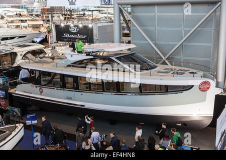 boat Duesseldorf 2015 - the worlds biggest yachting and water sports exhibition Stock Photo