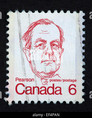 Canadian postage stamp Stock Photo