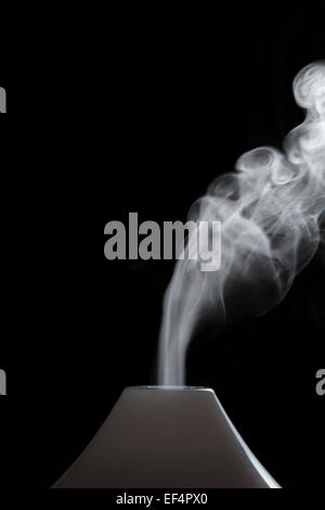backlit on smoke Stock Photo