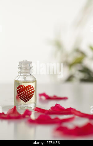 Composite image of red heart Stock Photo