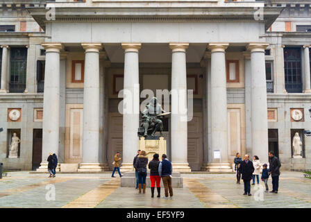 Velazquez statue, Museo del Prado, Madrid, Spain Stock Photo