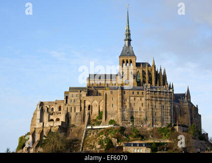 View on the Le Mont Saint Michel monastery, Normandy, France. Photo taken on: January 02nd, 2014