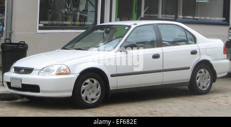 1996 1998 Honda Civic sedan    01 28 2010 Stock Photo