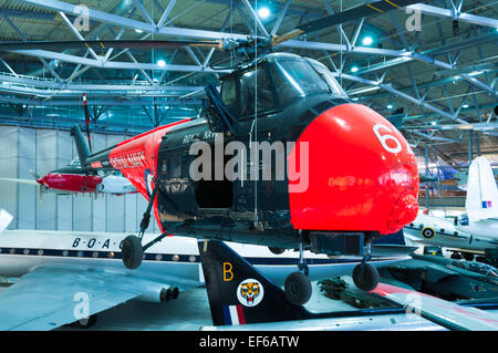 Westland Whirlwind helicopter at Duxford Imperial war museum Stock Photo