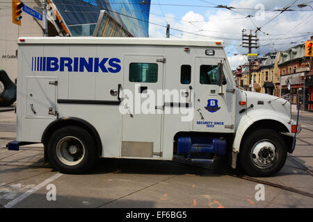 Brinks truck Stock Photo