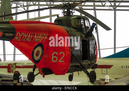 Westland Whirlwind helicopter at Duxford Imperial war museum Stock Photo