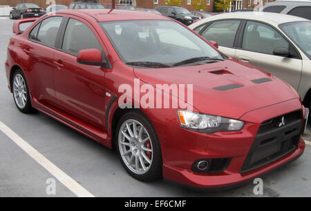 2008 Mitsubishi Lancer Evolution X Stock Photo