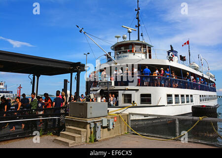 Center Island ferry, Toronto, Canada Stock Photo