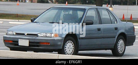 The 4th-generation Honda Accord sedan, produced from 1990 to 1993, is