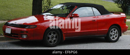 The Toyota Celica convertible, produced in the early 2000s, combines ...