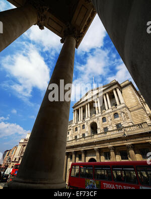 The Bank of England, Threadneedle Street, London, England, United Kingdom. Stock Photo