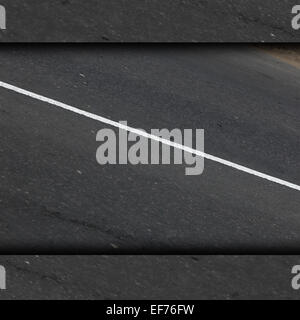 asphalt gray stripe background grunge abstract texture wallpaper Stock Photo