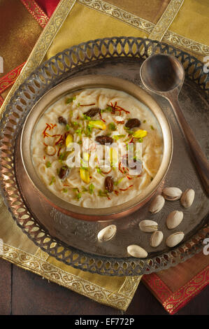 Seviyan. Sweet vermicelli dessert Stock Photo