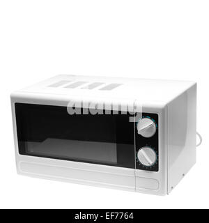 microwave oven is isolated on white background Stock Photo