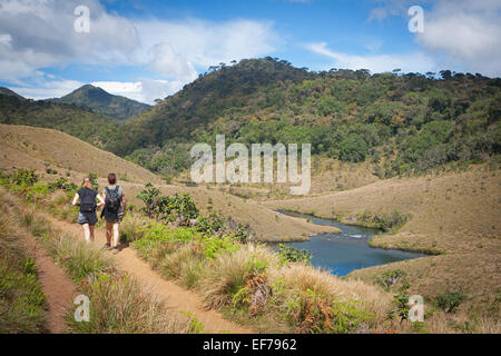 WORLD'S END AND HORTON PLAINS NATIONAL PARK Stock Photo