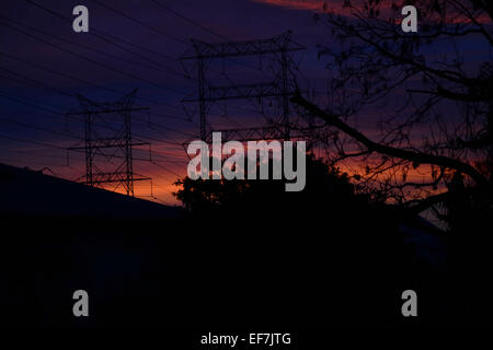 Los Angeles, California, USA. 28th January, 2015. US Weather: Sunrise in Los Angeles California USA Credit:  Chester Brown/Alamy Live News Stock Photo
